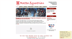 Desktop Screenshot of mattesequestrian.com