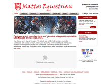 Tablet Screenshot of mattesequestrian.com
